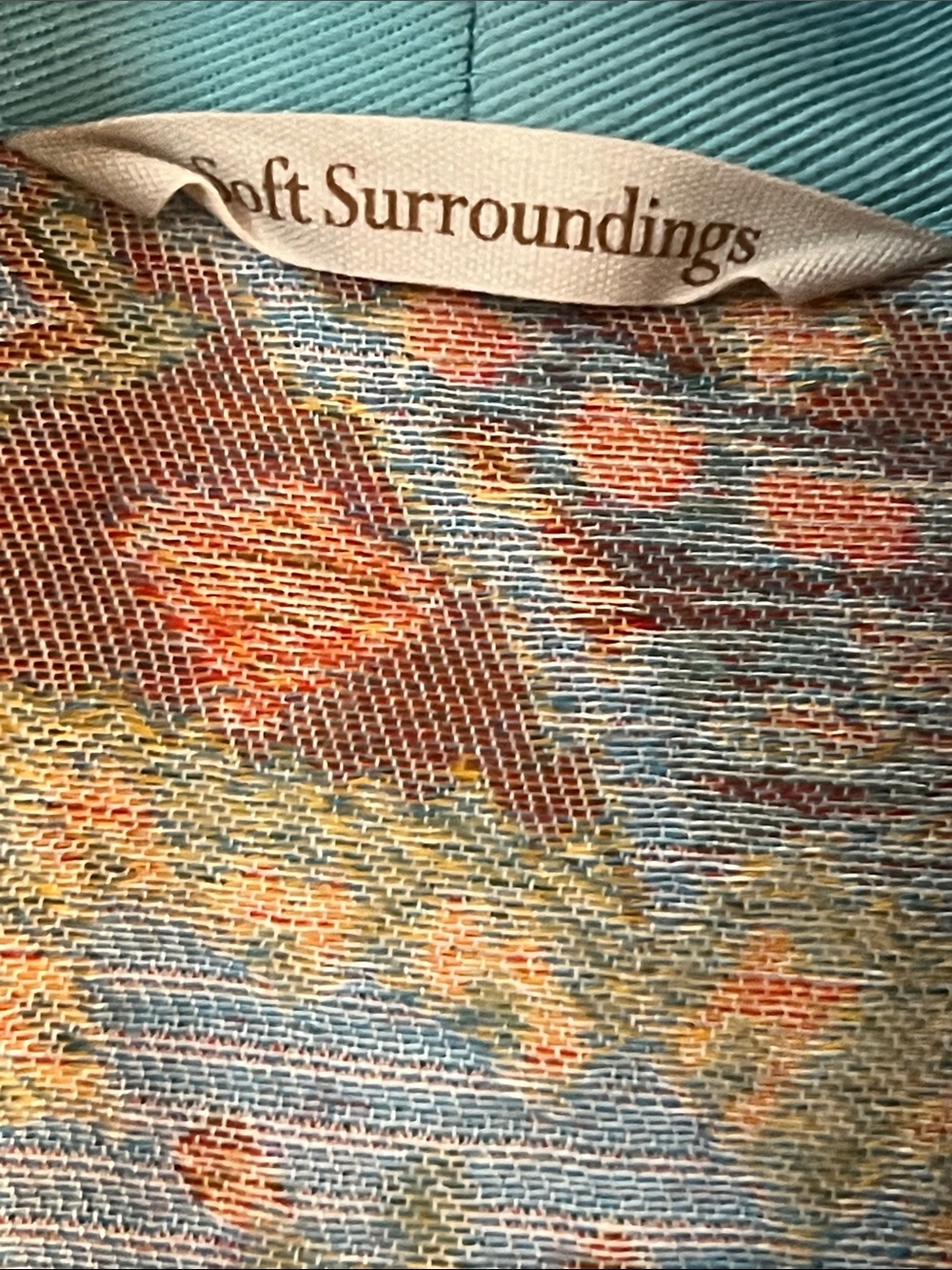 Soft Surroundings - Paisley Tapestry Open Kimono Verrado Jacket, Great Condition - Picture 3 of 12